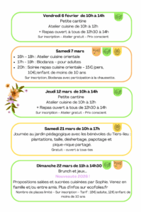 Programmation Ecofolies du 1er semestre 2026