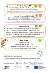 Programmation Ecofolies du 1er semestre 2026