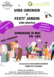 Vide grenier Ecofolies 2026