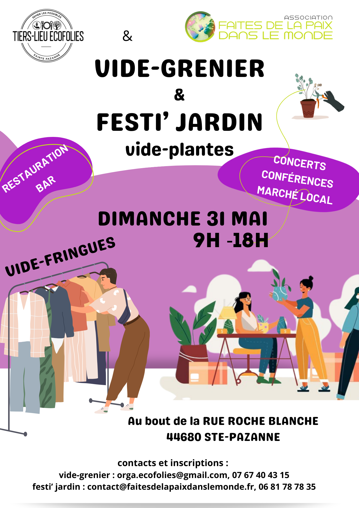 Vide grenier Ecofolies 2026