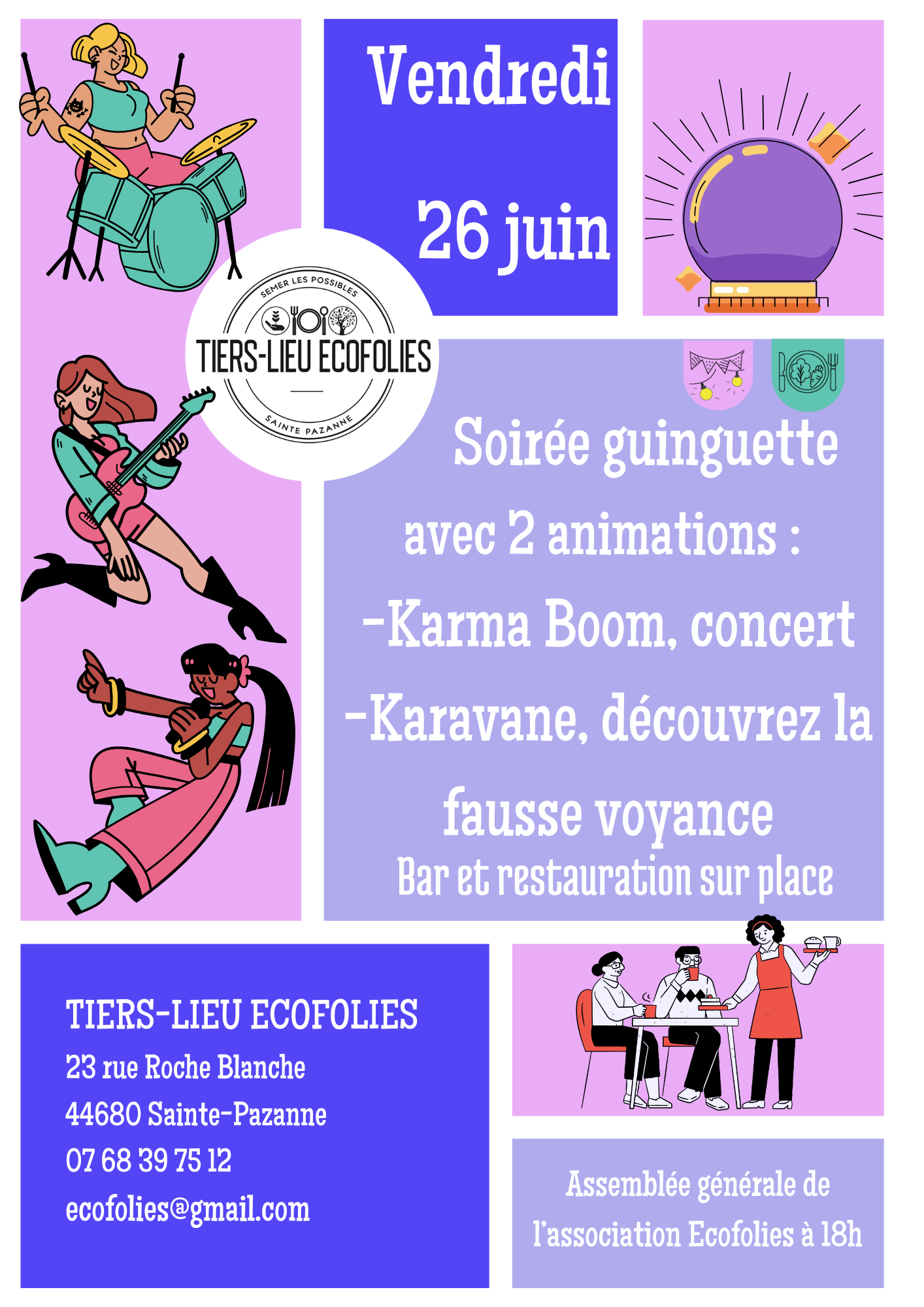 Soirée Guinguette Ecofolies