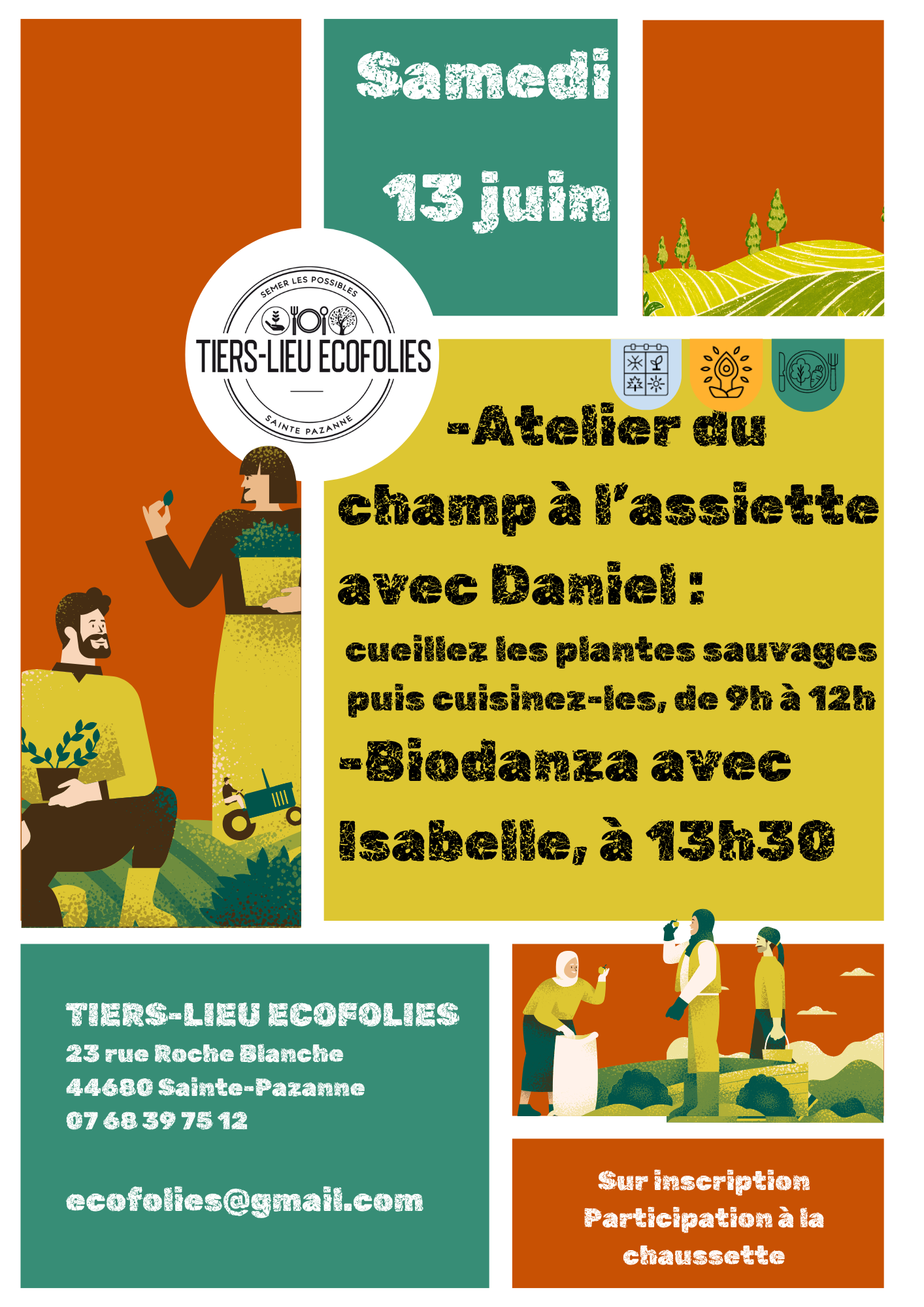 Plantes sauvages et biodanza