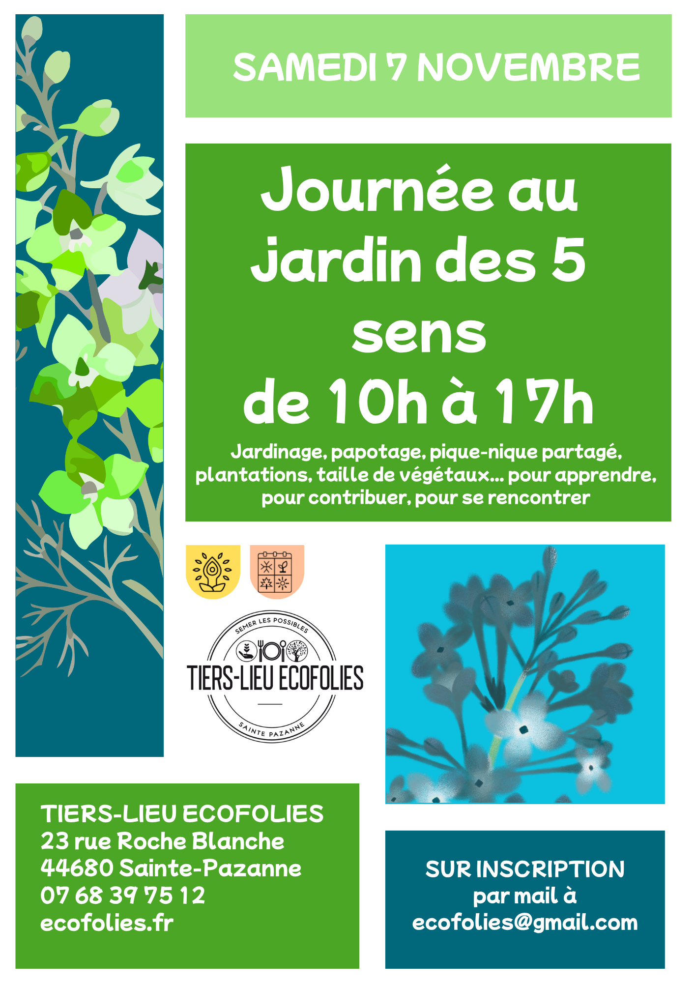 Ecofolies au jardin